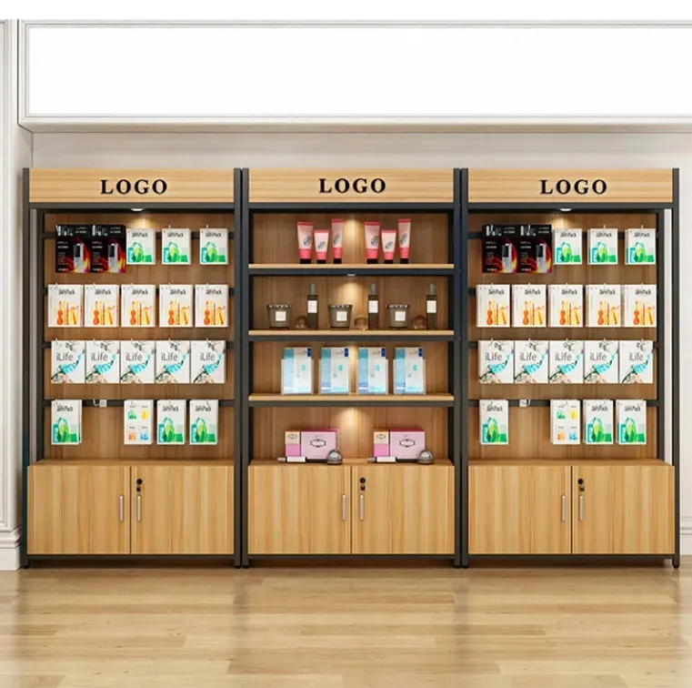 Milk Powder showcase Socks Cosmetics Display Rack Cabinet Mobile Phone Bags Cases Display Rack Supermarket Shelves