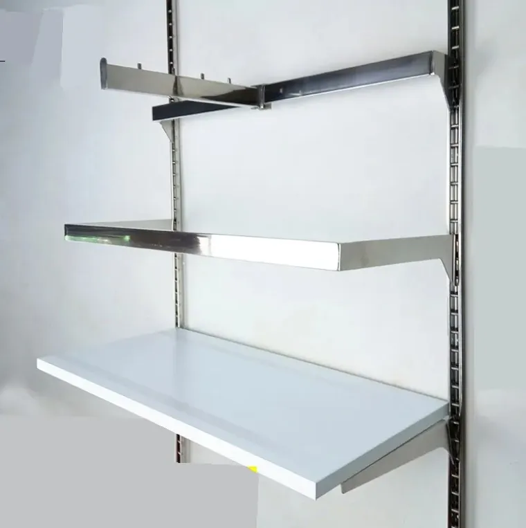 Accessories Stand for Display Stainless Steel Wall Mounted Shelf Tool Holder for Clothing Props