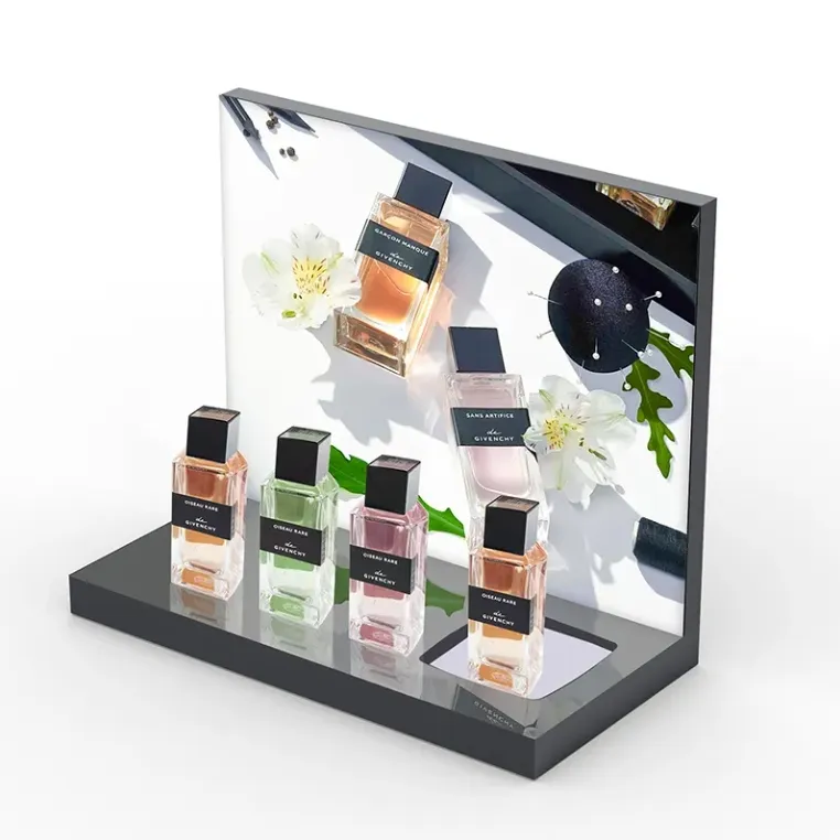 Custom Acrylic Display Stand Countertop LuciteCosmetic Rack