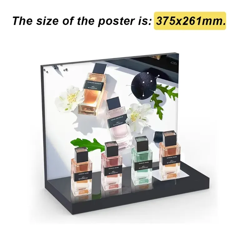 Custom Acrylic Display Stand Countertop LuciteCosmetic Rack