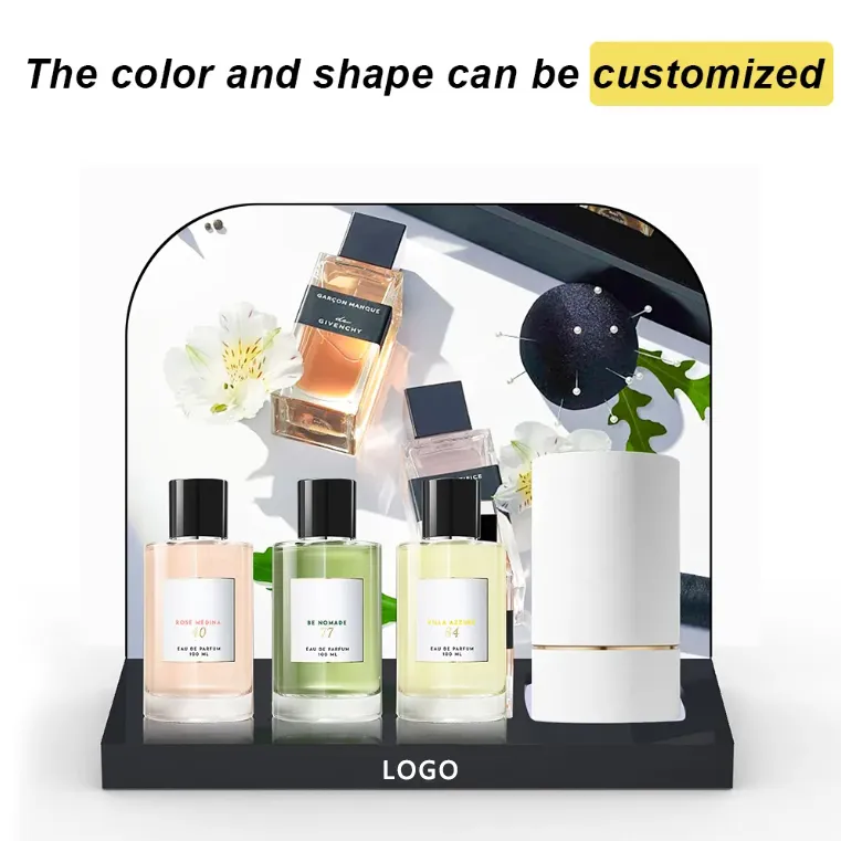 Custom Acrylic Display Stand Countertop LuciteCosmetic Rack